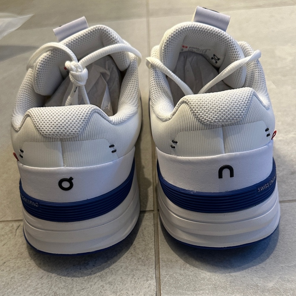 The Roger Pro by On Running - White and Indigo Men's Sneakers - Picture 4 of 6